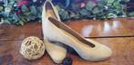Geweldige damesschoenen Gortz17 suède en leer maat 38, Pumps, Beige, Ophalen of Verzenden, Zo goed als nieuw