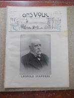ONS VOLK LEOPOLD STAPPERS ANVERS 1911, Utilisé, Enlèvement ou Envoi, 20e siècle ou après