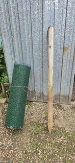 Te koop: draad en palen, Tuin en Terras, Gaas en Draad, Ophalen, Gebruikt, 10 tot 20 meter, Draad