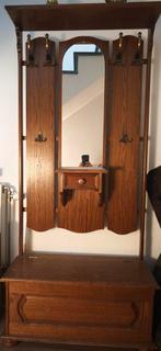 Porte-manteaux en bois style hêtre., Enlèvement