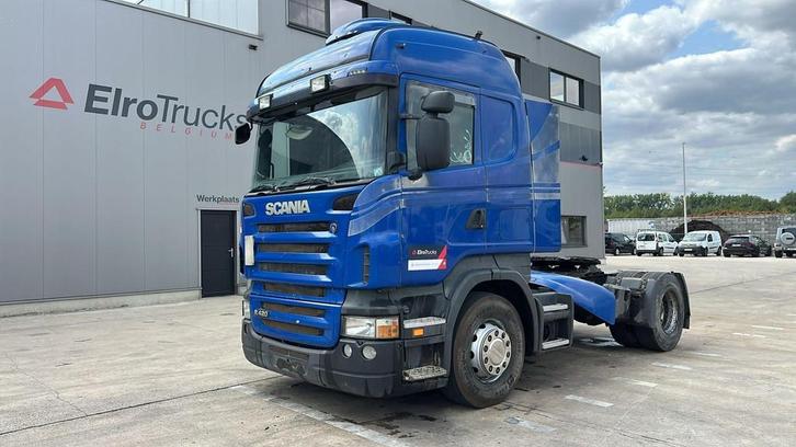 Scania R 420 (PDE / BOITE MANUELLE / MANUAL GEARBOX) EL24098, Auto's, Vrachtwagens, Bedrijf, Te koop, ABS, Airconditioning, Elektrische ramen