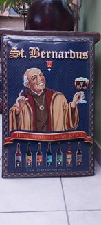 Panneau publicitaire bière Saint-Bernard (60 x 40 cm), Collections, Panneau, Plaque ou Plaquette publicitaire, Comme neuf, Autres marques
