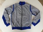 Vintage blauw-witte wielerjas (Wal-Mar Sport, W.M.S, maat 4), Ophalen of Verzenden, Gebruikt, Kleding