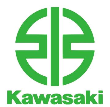 sticker kawasaki logo disponible aux enchères