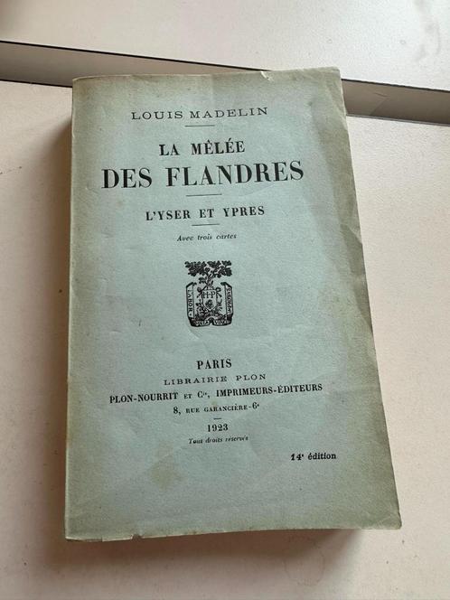 (1914 FLANDRE) La Mêlée des Flandres. L’Yser et Ypres., Boeken, Oorlog en Militair, Gelezen, Ophalen of Verzenden