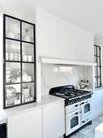 Stalen glazen keukendeuren zwart 2x, per stuk €250,00, Huis en Inrichting, Ophalen, Zo goed als nieuw, Zwart