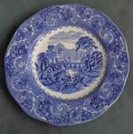 WEDGWOOD RIVER SCENE BLAUW ontbijtbord bord 20cm BLUE plate, Huis en Inrichting, Verzenden, Zo goed als nieuw, Wedgwood