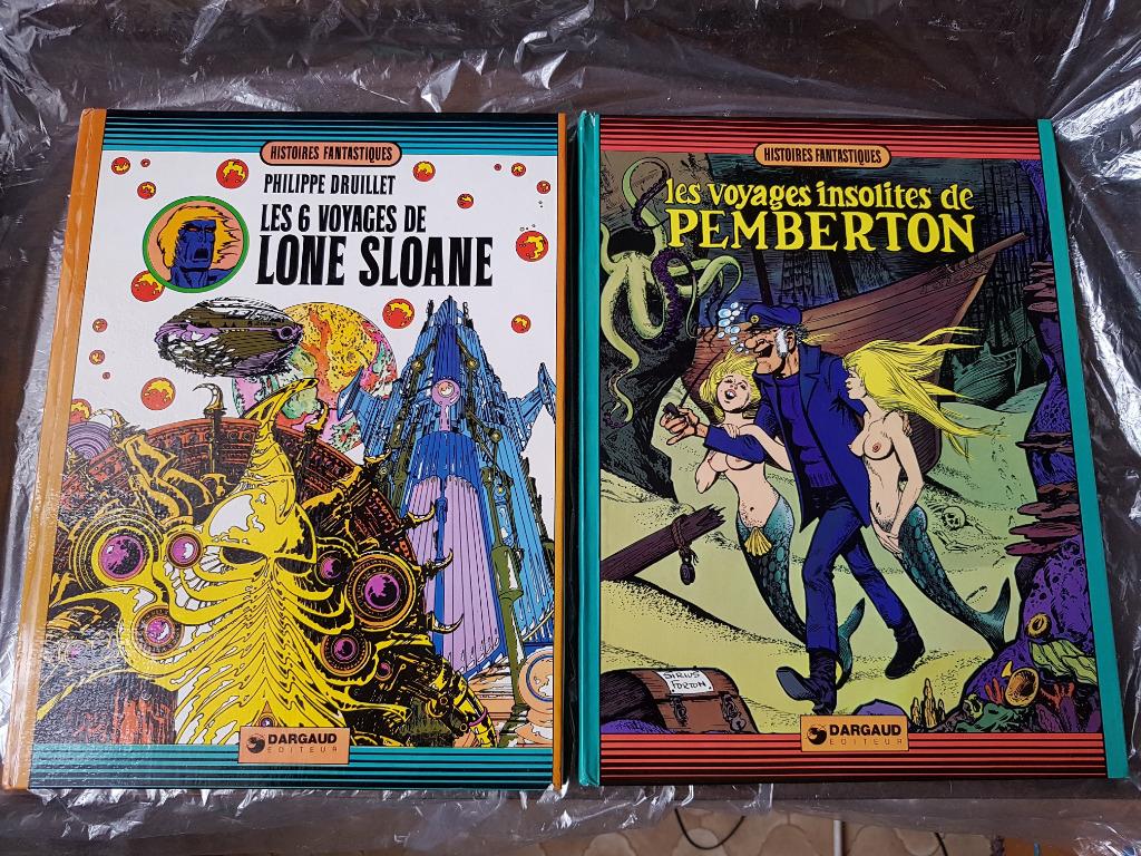 Les 6 voyages de Lone Sloane & Les voyages insolites de Pemb, Ophalen of Verzenden, Gelezen