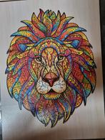 Houten jigsaw legpuzzel ´Mystery Lion´, Ophalen of Verzenden, Zo goed als nieuw, Legpuzzel