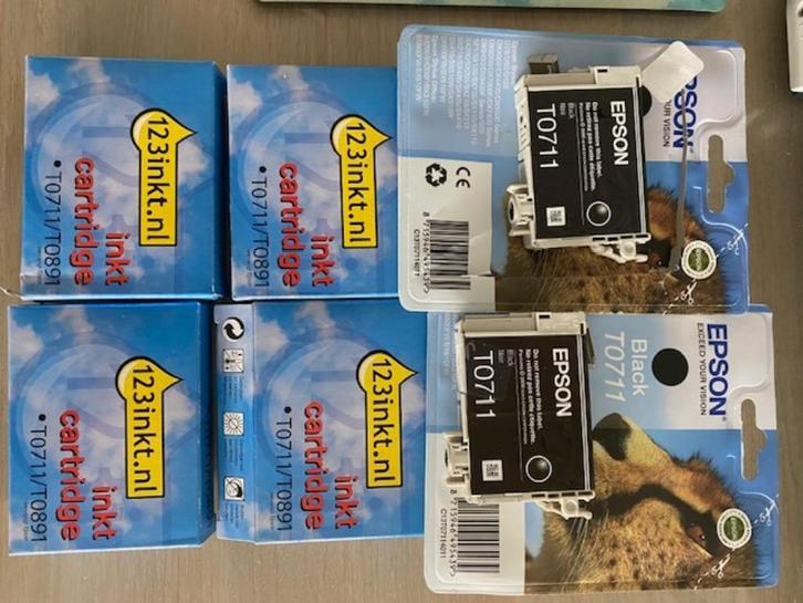 Inktpatronen EPSON, Computers en Software, Printerbenodigdheden, Zo goed als nieuw, Toner, Ophalen of Verzenden