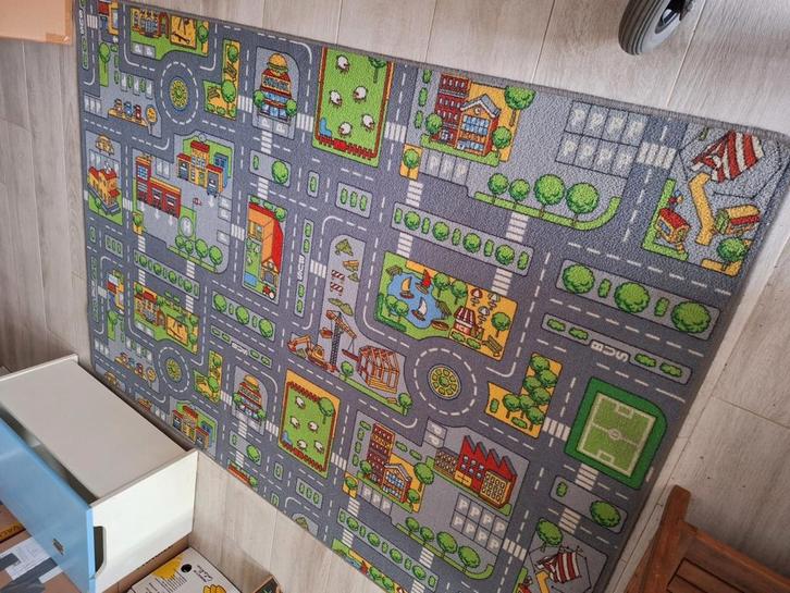 Speelmat stratenplan verkeersmat city, nette kwaliteit, Kinderen en Baby's, Speelgoed | Speelkleden, Gebruikt, Ophalen