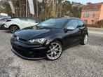 Volkswagen Golf 7 R 2.0B 4x4 EURO6b '14 AUTOMAAT+12M GARANTI, Gebruikt, 1984 cc, Zwart, Leder
