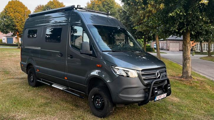 Frankia Yucon 4x4 mobilhome Full Full option (Mercedes), Caravans en Kamperen, Mobilhomes, Bedrijf, tot en met 2, Half-integraal
