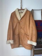 Original shearling heren winterjas, Ophalen, Maat 52/54 (L), Beige, Zo goed als nieuw