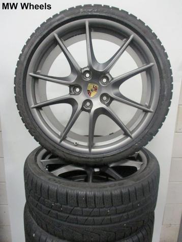 Porsche 20 inch velgen 911 991  2 en 2 S met winterbanden beschikbaar voor biedingen