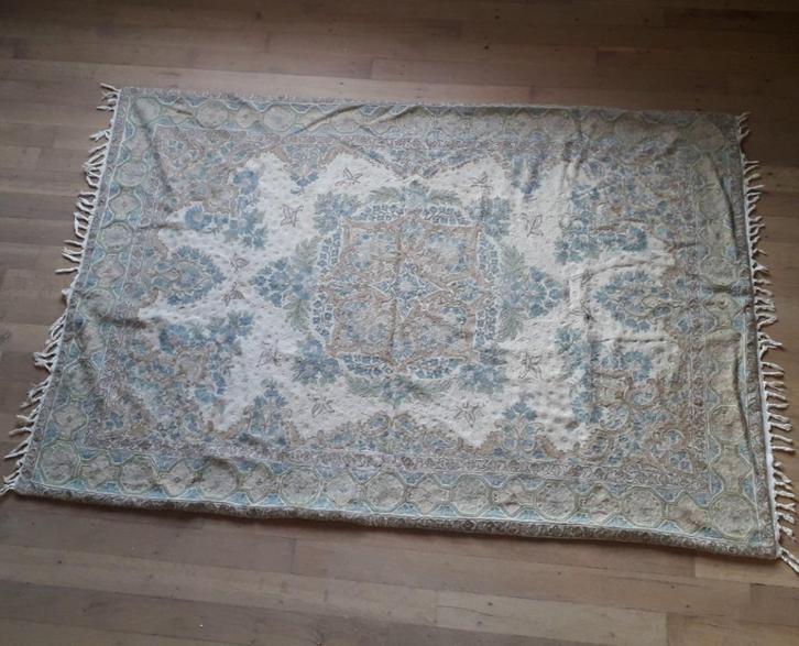 Adembenemend Wol/katoenen Crewel geborduurde Kelim, Huis en Inrichting, Stoffering | Tapijten en Vloerkleden, Nieuw, 100 tot 150 cm