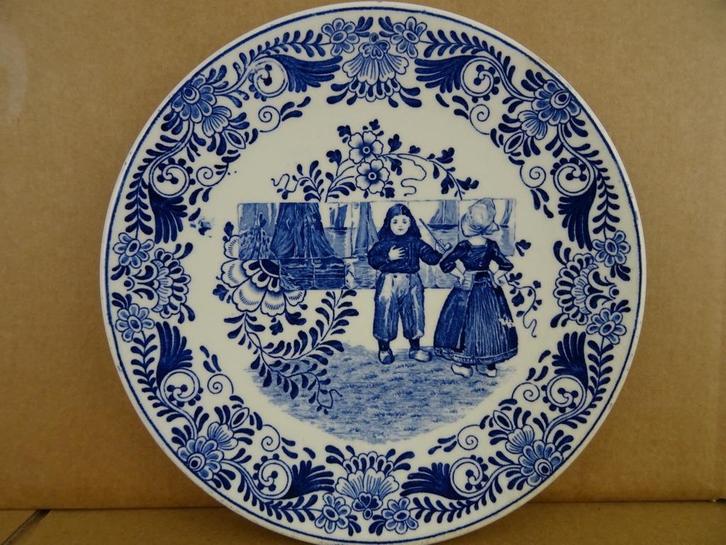 Ancienne assiette murale bleu de Delft Petrus Regout & Co, Antiquités & Art, Antiquités | Assiettes décoratives & Carrelages, Enlèvement ou Envoi