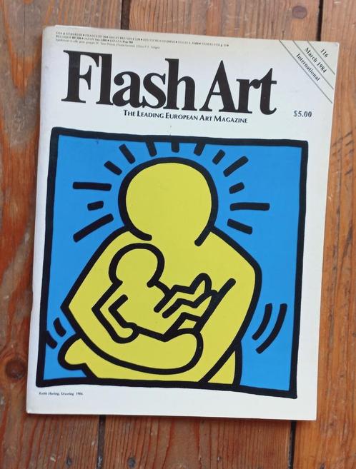 Flash Art march 1984 Keith Haring Yves Klein Performance, Boeken, Kunst en Cultuur | Beeldend, Ophalen of Verzenden