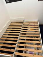 Bed 2 pers met matras, Huis en Inrichting, Slaapkamer | Bedden, Ophalen, Overige materialen, Verstelbaar, Wit