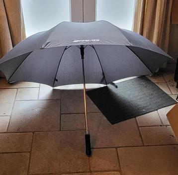 Mercedes AMG Parapluie de golf large 132cm + housse **NEUF* beschikbaar voor biedingen