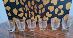 6 shot shotglaasjes jenever jeneverglaasjes glas, Ophalen of Verzenden, Gebruikt