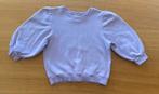 Sweat court lilas à manches 3/4 avec épaules bouffantes -12€, Ophalen of Verzenden