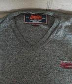 Pull Superdry L gris chiné col V, Vêtements | Hommes, Pulls & Vestes, Enlèvement ou Envoi, Porté, Taille 52/54 (L), Gris