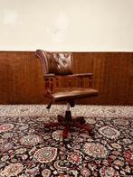 Klassiek Engels Chesterfield Bureaustoel, Antiek en Kunst, Ophalen of Verzenden