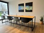 Moderne tafel met 10 stoelen van het merk Hay, Huis en Inrichting, Tafels | Eettafels, Ophalen, Modern scandinavisch, Eikenhout