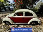 Volkswagen Beetle Oval Coupé 1956 | Route 66 auctions, Auto's, Volkswagen, Wit, Bedrijf, Handgeschakeld