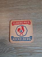 Oud bierviltje elberg pils koekelberg (3), Verzamelen, Biermerken, Ophalen of Verzenden