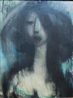 Anto Diez: gemengde techniek op papier, Ophalen of Verzenden