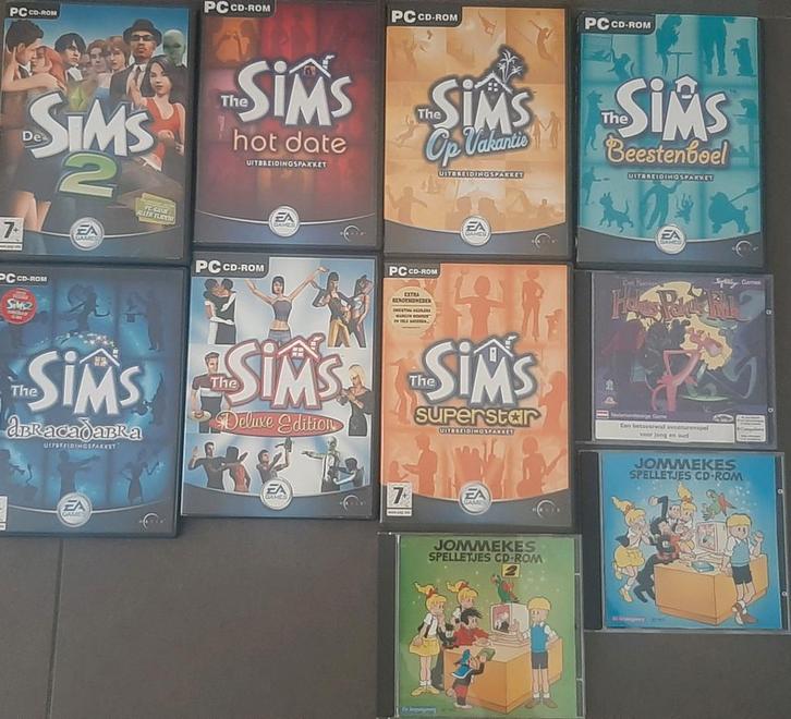 Les Sims 2 en 6 uitbreiding sets, Games en Spelcomputers, Games | Pc, Simulatie, Vanaf 12 jaar, Ophalen of Verzenden