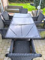 Table et chaise de jardin, Enlèvement, Utilisé, Rectangulaire, Synthétique