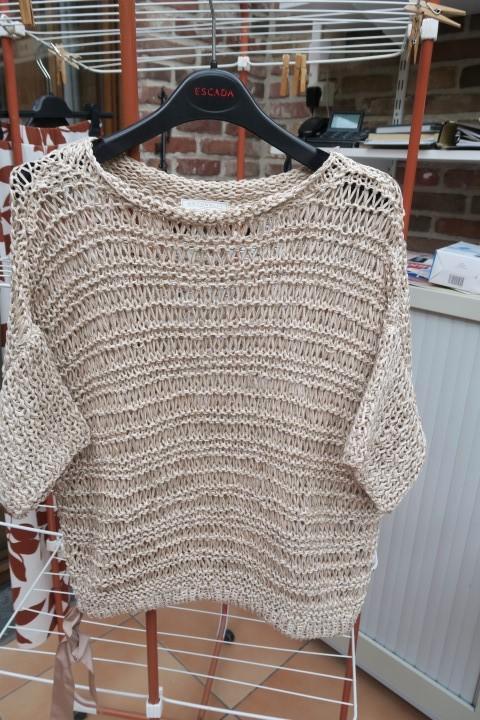 Oversized pulleke bruine tinten Antonelli mt 40-42, Kleding | Dames, Truien en Vesten, Nieuw, Maat 42/44 (L), Bruin, Ophalen of Verzenden