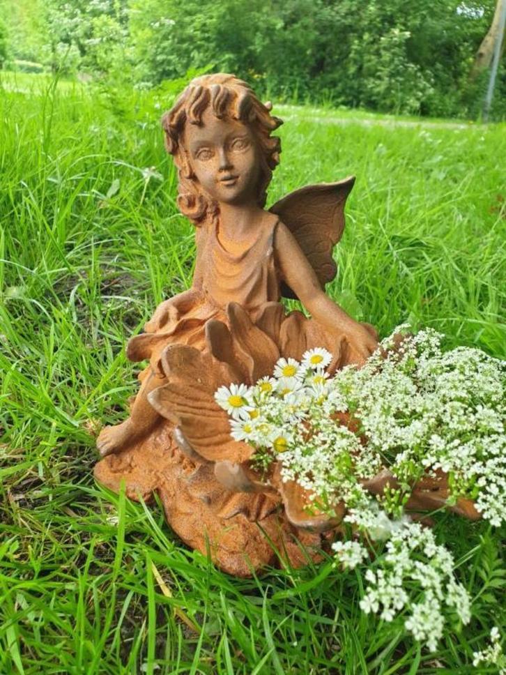 gietijzer vogelvoederbak , engel , aanbieding, Tuin en Terras, Vogelhuisjes en Vogelbaden, Nieuw, Ophalen of Verzenden