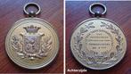 Medaille 11e Vaandelfeest Gent 1907 Onderlinge Bijstand, Postzegels en Munten, Penningen en Medailles, Verzenden, Brons