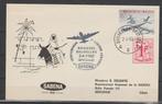 België 1960 SABENA 1e vlucht Brussel -Benghazi Libië, Verzenden, Envelop