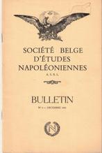 SOCIÉTÉ BELGE D'ETUDES NAPOLÉONNIENNE, Ophalen of Verzenden, Niet van toepassing, Zo goed als nieuw, Overige onderwerpen