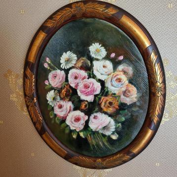 Bloemenstilleven – schilderij op paneel - Peetermans beschikbaar voor biedingen