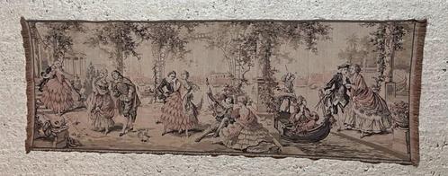 WK7 Vintage wandkleed 17e /18e eeuw dansende paren 137/47, Huis en Inrichting, Woonaccessoires | Wanddecoraties, Gebruikt, Ophalen of Verzenden