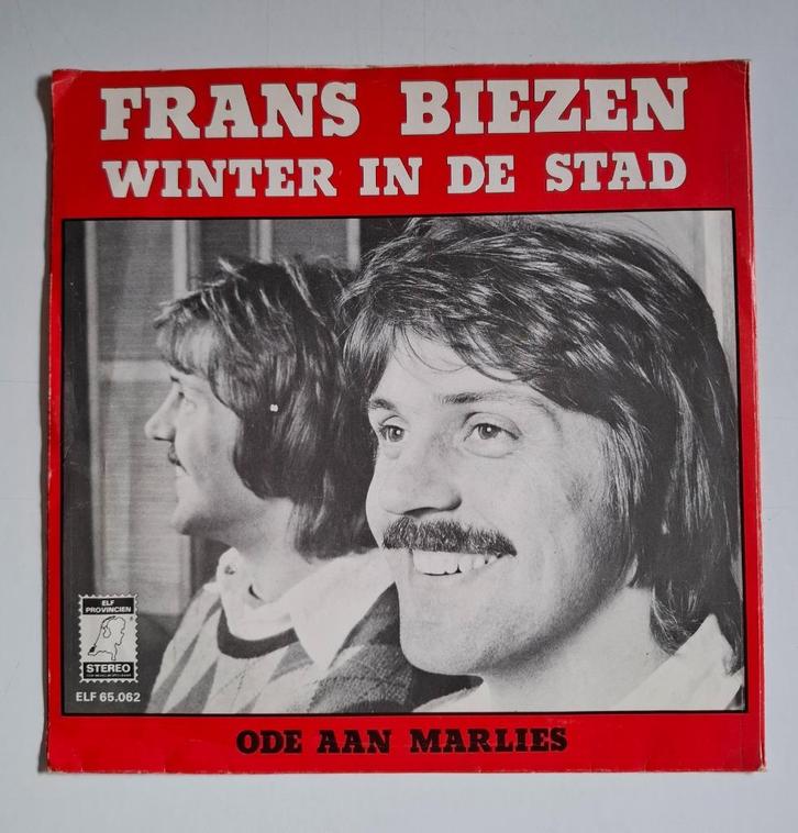 FRANS BIEZEN SINGEL IN ZEER GOEDE STAAT !!!!, Cd's en Dvd's, Vinyl | Nederlandstalig, Zo goed als nieuw, Levenslied of Smartlap