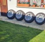 4 wielen + 4 zomerbanden 235/55/R17, Auto-onderdelen, Banden en Velgen, Ophalen, Gebruikt, 17 inch, 235 mm