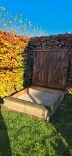GRATIS - houten zandbak (1,4 x 1,8m), Kinderen en Baby's, Ophalen, Gebruikt
