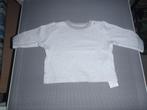 wit t-shirt met lange mouwen maat 62, Overige typen, Jongetje of Meisje, Ophalen of Verzenden, Zo goed als nieuw