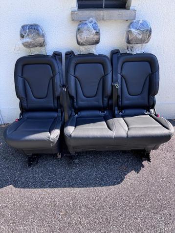 Mercedes Classe V W447 Lugano Canapé en cuir noir -NOUVEAU-, Enlèvement, Neuf, Mercedes-Benz