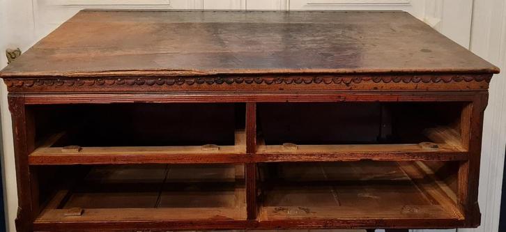 Grand bureau d'officiers victoriens 19e E, Antiquités & Art, Antiquités | Bureau & Affaires, Enlèvement