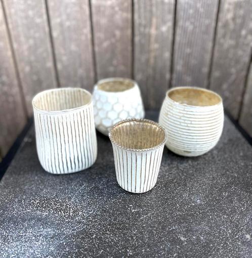 Set van 4 decoratieve theelichtjes, Huis en Inrichting, Woonaccessoires | Kandelaars en Kaarsen, Zo goed als nieuw, Ophalen of Verzenden