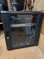 Alfaco 12U patchkast, Computers en Software, Serverkasten, Ophalen, Gebruikt, Geperforeerd, Plaatstaal