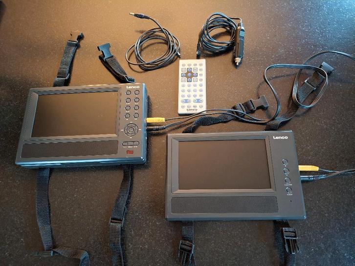 draagbare dubbele dvd speler lenco, Audio, Tv en Foto, DVD spelers, Zo goed als nieuw, Dvd-speler, Overige merken, Draagbaar, Ophalen